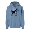 Unisex Garment-Dyed Lightweight Fleece Hooded Sweatshirt Thumbnail