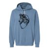 Unisex Garment-Dyed Lightweight Fleece Hooded Sweatshirt Thumbnail