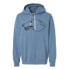 Unisex Garment-Dyed Lightweight Fleece Hooded Sweatshirt Thumbnail