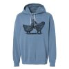 Unisex Garment-Dyed Lightweight Fleece Hooded Sweatshirt Thumbnail