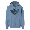 Unisex Garment-Dyed Lightweight Fleece Hooded Sweatshirt Thumbnail