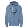 Unisex Garment-Dyed Lightweight Fleece Hooded Sweatshirt Thumbnail