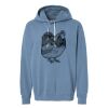 Unisex Garment-Dyed Lightweight Fleece Hooded Sweatshirt Thumbnail