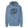 Unisex Garment-Dyed Lightweight Fleece Hooded Sweatshirt Thumbnail