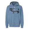 Unisex Garment-Dyed Lightweight Fleece Hooded Sweatshirt Thumbnail