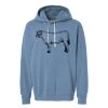 Unisex Garment-Dyed Lightweight Fleece Hooded Sweatshirt Thumbnail