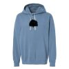 Unisex Garment-Dyed Lightweight Fleece Hooded Sweatshirt Thumbnail