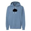 Unisex Garment-Dyed Lightweight Fleece Hooded Sweatshirt Thumbnail