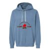 Unisex Garment-Dyed Lightweight Fleece Hooded Sweatshirt Thumbnail