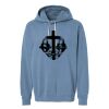 Unisex Garment-Dyed Lightweight Fleece Hooded Sweatshirt Thumbnail