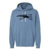 Unisex Garment-Dyed Lightweight Fleece Hooded Sweatshirt Thumbnail