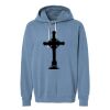 Unisex Garment-Dyed Lightweight Fleece Hooded Sweatshirt Thumbnail
