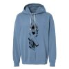 Unisex Garment-Dyed Lightweight Fleece Hooded Sweatshirt Thumbnail
