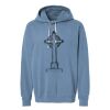 Unisex Garment-Dyed Lightweight Fleece Hooded Sweatshirt Thumbnail