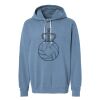 Unisex Garment-Dyed Lightweight Fleece Hooded Sweatshirt Thumbnail