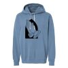 Unisex Garment-Dyed Lightweight Fleece Hooded Sweatshirt Thumbnail