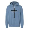 Unisex Garment-Dyed Lightweight Fleece Hooded Sweatshirt Thumbnail