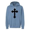 Unisex Garment-Dyed Lightweight Fleece Hooded Sweatshirt Thumbnail