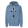 Unisex Garment-Dyed Lightweight Fleece Hooded Sweatshirt Thumbnail