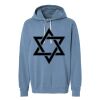 Unisex Garment-Dyed Lightweight Fleece Hooded Sweatshirt Thumbnail