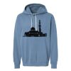 Unisex Garment-Dyed Lightweight Fleece Hooded Sweatshirt Thumbnail