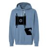 Unisex Garment-Dyed Lightweight Fleece Hooded Sweatshirt Thumbnail