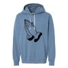 Unisex Garment-Dyed Lightweight Fleece Hooded Sweatshirt Thumbnail