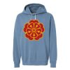 Unisex Garment-Dyed Lightweight Fleece Hooded Sweatshirt Thumbnail