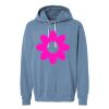 Unisex Garment-Dyed Lightweight Fleece Hooded Sweatshirt Thumbnail