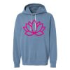 Unisex Garment-Dyed Lightweight Fleece Hooded Sweatshirt Thumbnail