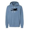 Unisex Garment-Dyed Lightweight Fleece Hooded Sweatshirt Thumbnail