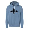 Unisex Garment-Dyed Lightweight Fleece Hooded Sweatshirt Thumbnail