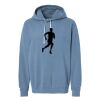 Unisex Garment-Dyed Lightweight Fleece Hooded Sweatshirt Thumbnail