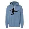 Unisex Garment-Dyed Lightweight Fleece Hooded Sweatshirt Thumbnail