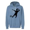 Unisex Garment-Dyed Lightweight Fleece Hooded Sweatshirt Thumbnail