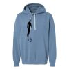 Unisex Garment-Dyed Lightweight Fleece Hooded Sweatshirt Thumbnail