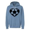Unisex Garment-Dyed Lightweight Fleece Hooded Sweatshirt Thumbnail