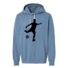 Unisex Garment-Dyed Lightweight Fleece Hooded Sweatshirt Thumbnail