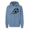 Unisex Garment-Dyed Lightweight Fleece Hooded Sweatshirt Thumbnail