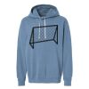 Unisex Garment-Dyed Lightweight Fleece Hooded Sweatshirt Thumbnail