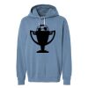 Unisex Garment-Dyed Lightweight Fleece Hooded Sweatshirt Thumbnail