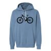 Unisex Garment-Dyed Lightweight Fleece Hooded Sweatshirt Thumbnail