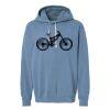 Unisex Garment-Dyed Lightweight Fleece Hooded Sweatshirt Thumbnail