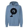 Unisex Garment-Dyed Lightweight Fleece Hooded Sweatshirt Thumbnail