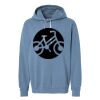 Unisex Garment-Dyed Lightweight Fleece Hooded Sweatshirt Thumbnail