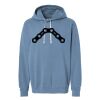 Unisex Garment-Dyed Lightweight Fleece Hooded Sweatshirt Thumbnail