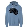 Unisex Garment-Dyed Lightweight Fleece Hooded Sweatshirt Thumbnail