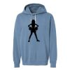 Unisex Garment-Dyed Lightweight Fleece Hooded Sweatshirt Thumbnail