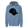 Unisex Garment-Dyed Lightweight Fleece Hooded Sweatshirt Thumbnail