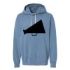 Unisex Garment-Dyed Lightweight Fleece Hooded Sweatshirt Thumbnail